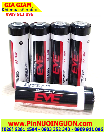 Pin máy đếm người EEMB ER14505 lithium 3.6V size AA 2600mAh chính hãng nuôi nguồn máy đếm người _ Pin ER14505H 
